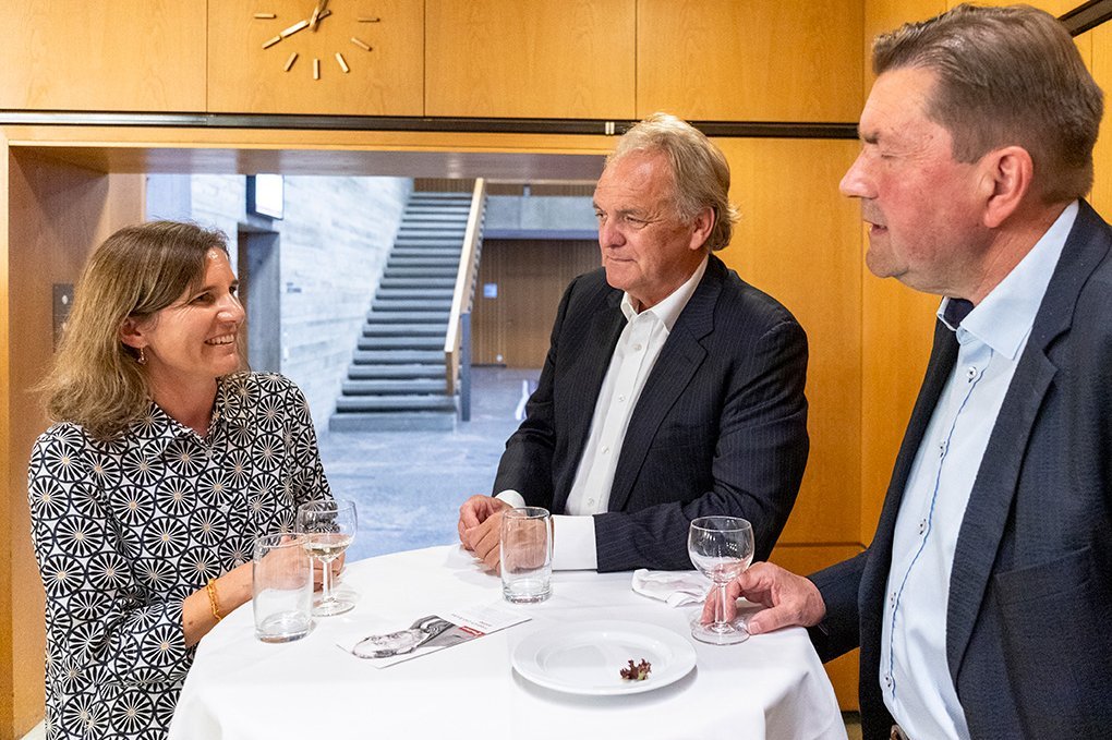 Empfang im Rathaus auf Einladung der Stadt Reutlingen mit Larissa Zierow, Leiterin des Friedrich-List-Instituts an der ESB Business School