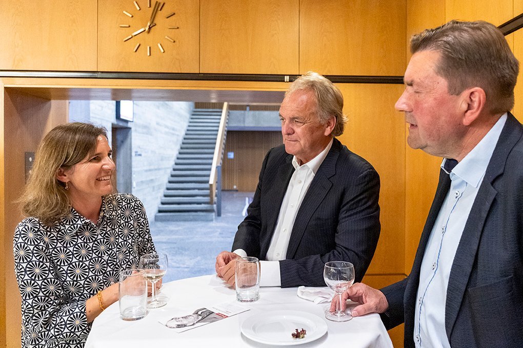 Reception at the town hall hosted by the City of Reutlingen with Larissa Zierow, Director of the Friedrich List Institute at ESB Business School