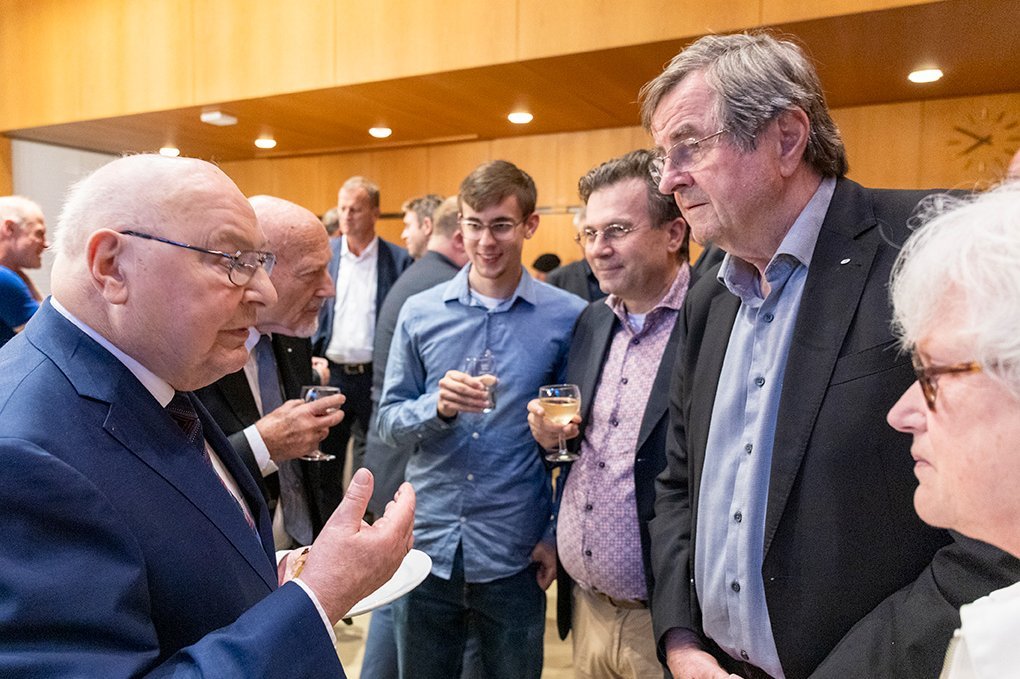 Empfang im Rathaus auf Einladung der Stadt Reutlingen mit Eugen Wendler, Gründer des Friedrich-List-Instituts an der ESB Business School